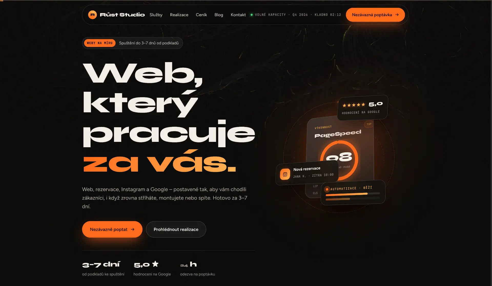 Růst Studio — hlavní web