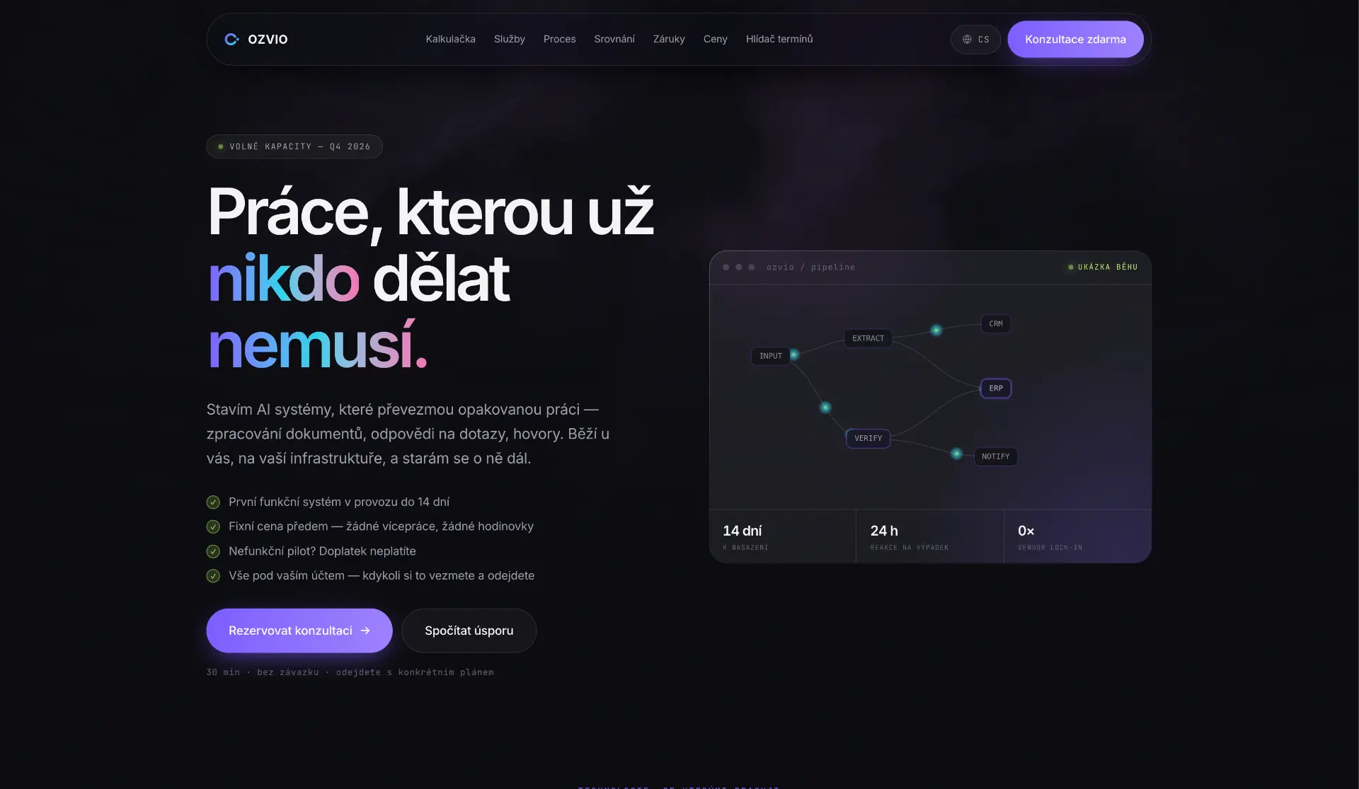 Ozvio — AI systémy pro firmy